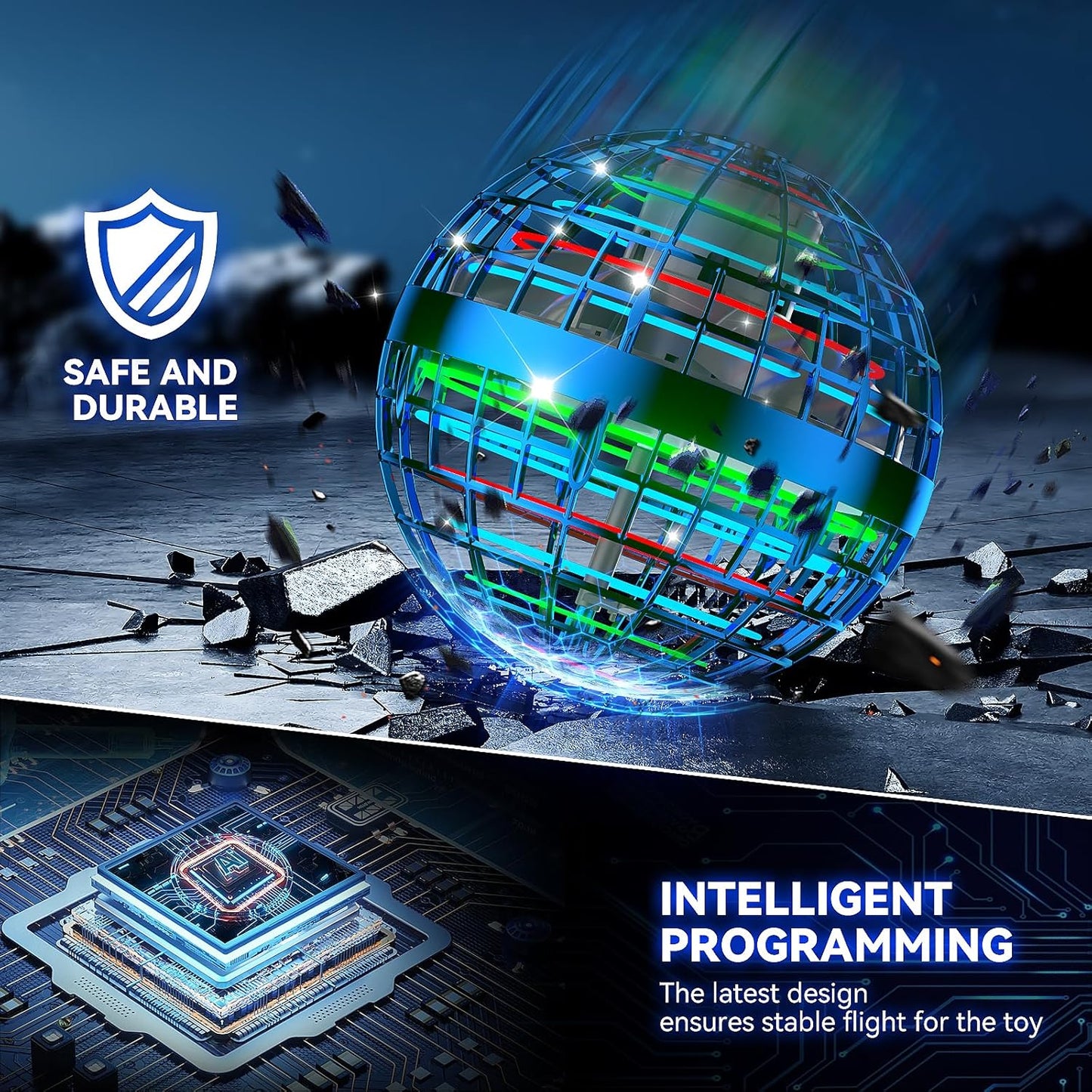 Jucărie Zburătoare Magică Orb